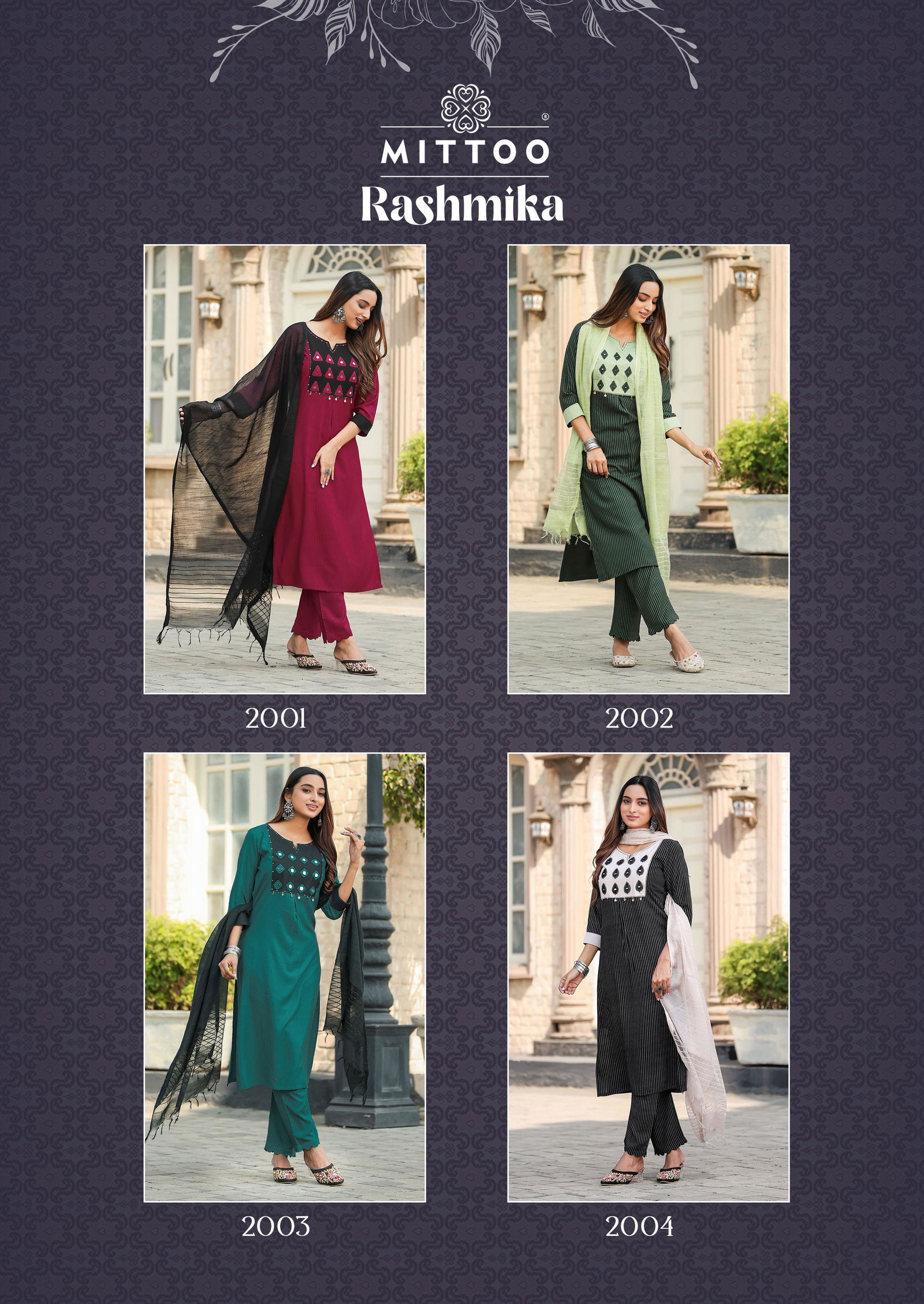 Rashmika By Mittoo Rayon Printed Kurti With Bottom Dupatta Orders In India